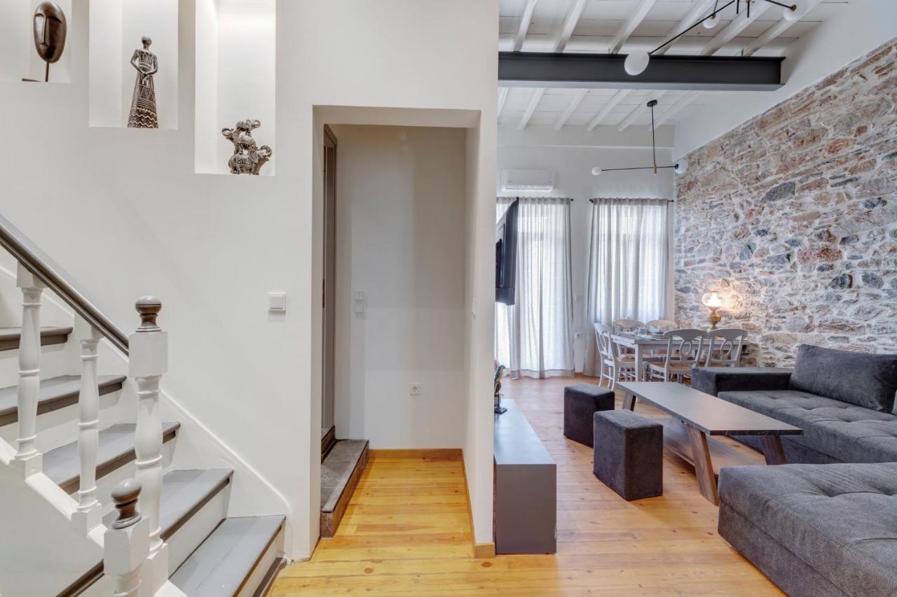The Heart Of Syra - Your Home In Ermoupolis Exteriör bild