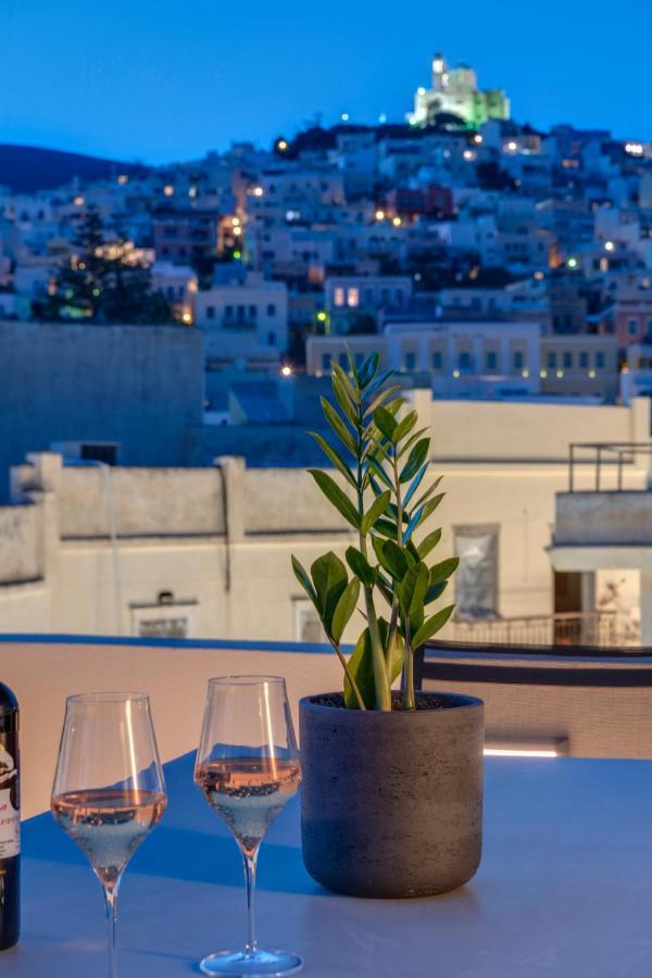 The Heart Of Syra - Your Home In Ermoupolis Exteriör bild