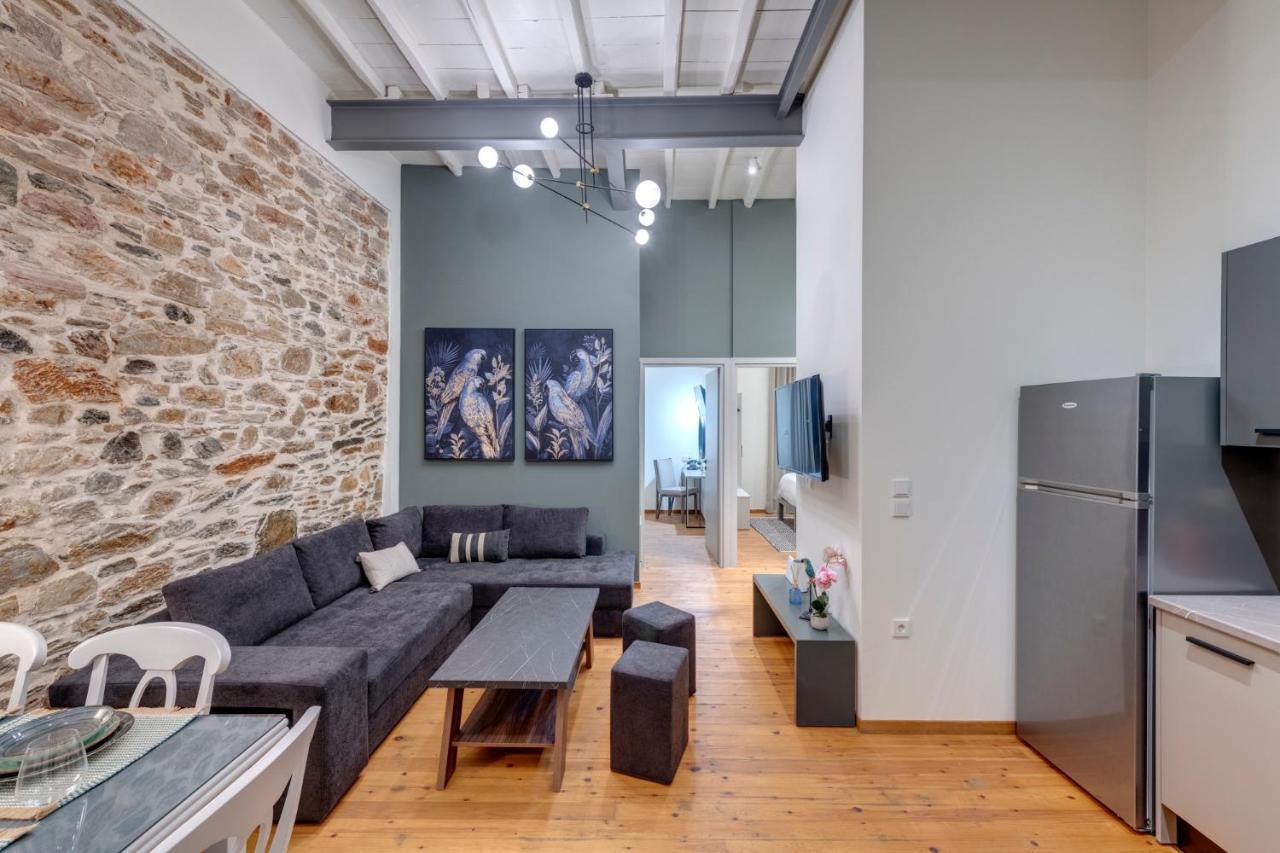 The Heart Of Syra - Your Home In Ermoupolis Exteriör bild